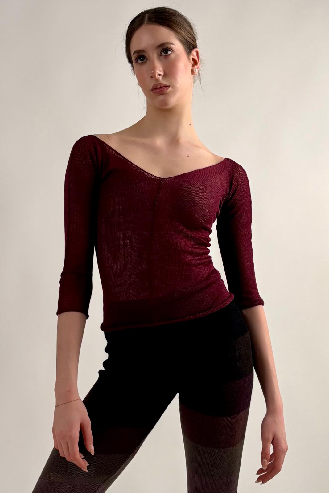 Long leggings corset Berlin in lana merino